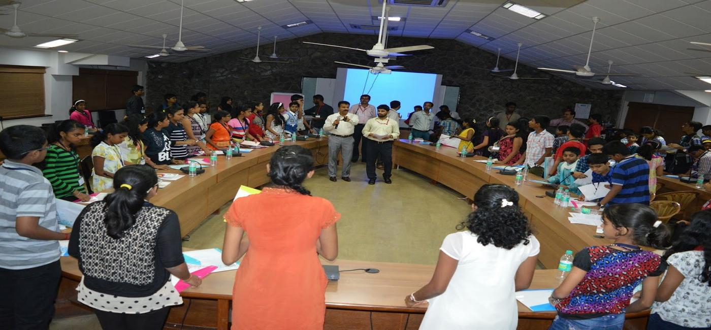 Winter Fellowship (Children session) by Dr Sanathanan at TISS